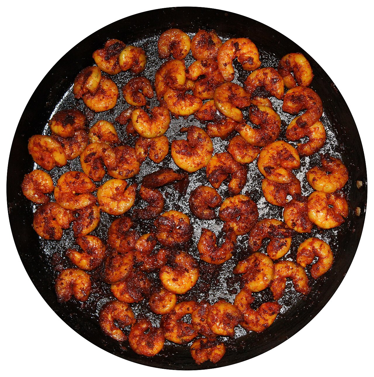Reference image for Oil-Fried River Shrimp; not merchant photography